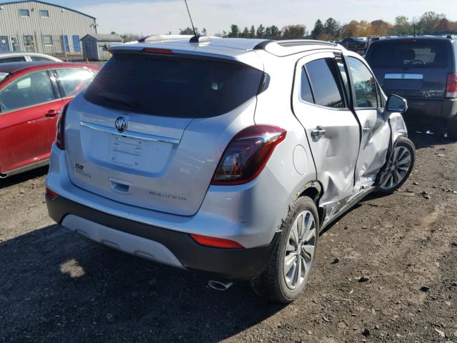 KL4CJASB1JB506595 - 2018 BUICK ENCORE PRE SILVER photo 4