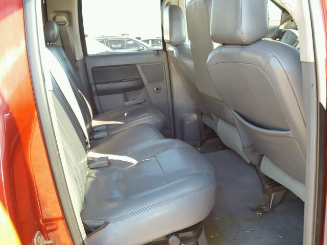 1D7KS28C26J204451 - 2006 DODGE RAM 2500 S წითელი ფოტო 6