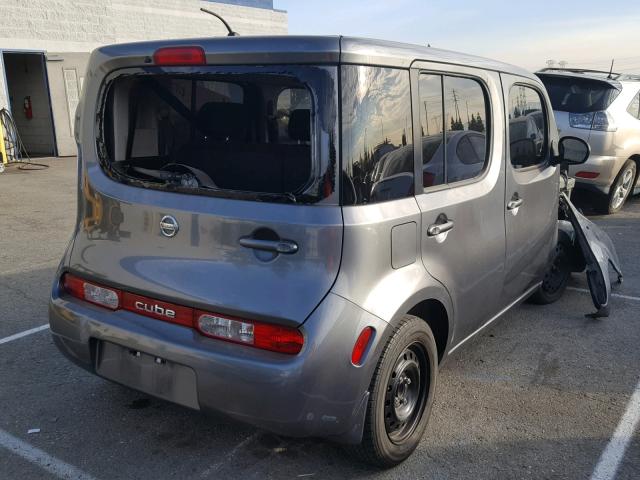 JN8AZ2KR3CT252351 - 2012 NISSAN CUBE BASE GRAY photo 4