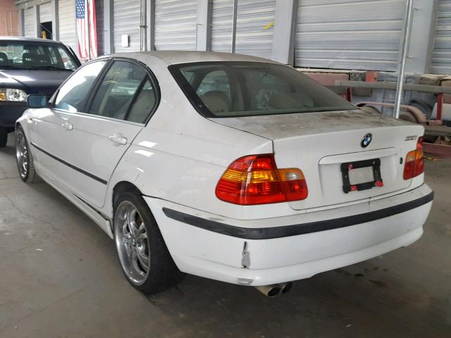 WBAEV53432KM23503 - 2002 BMW 330 I WHITE photo 3