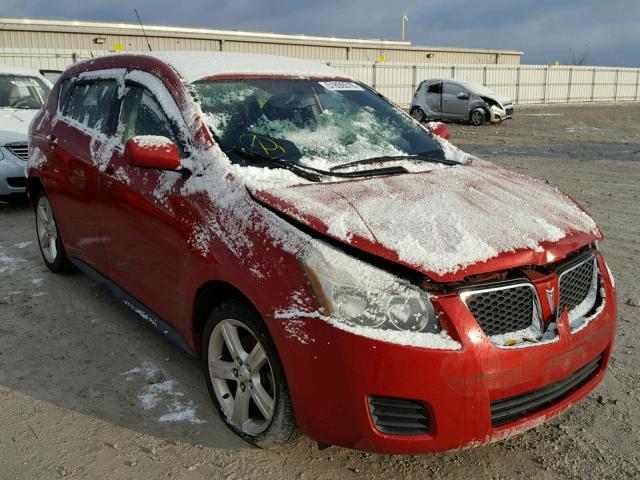 5Y2SP67049Z424951 - 2009 PONTIAC VIBE RED photo 1