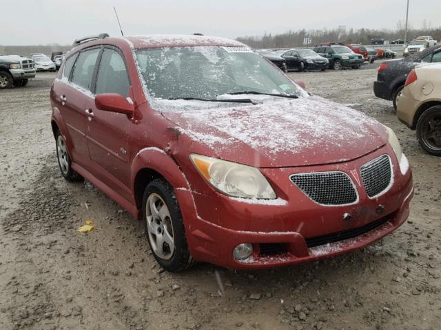 5Y2SL65897Z400534 - 2007 PONTIAC VIBE RED photo 1