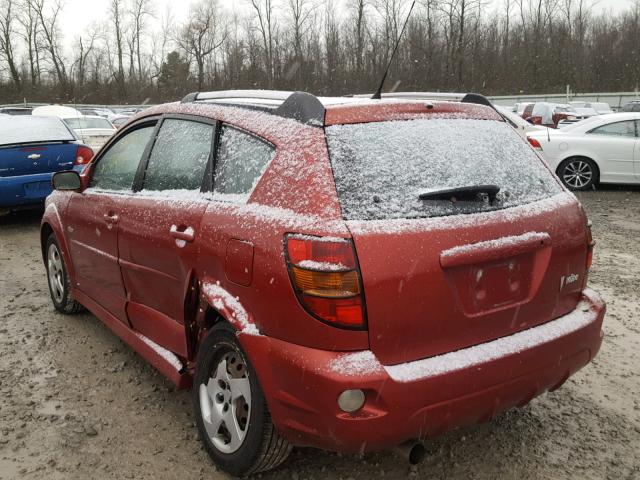 5Y2SL65897Z400534 - 2007 PONTIAC VIBE RED photo 3