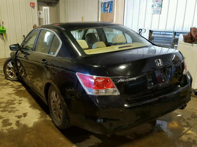 1HGCP26419A082229 - 2009 HONDA ACCORD LXP BLACK photo 3