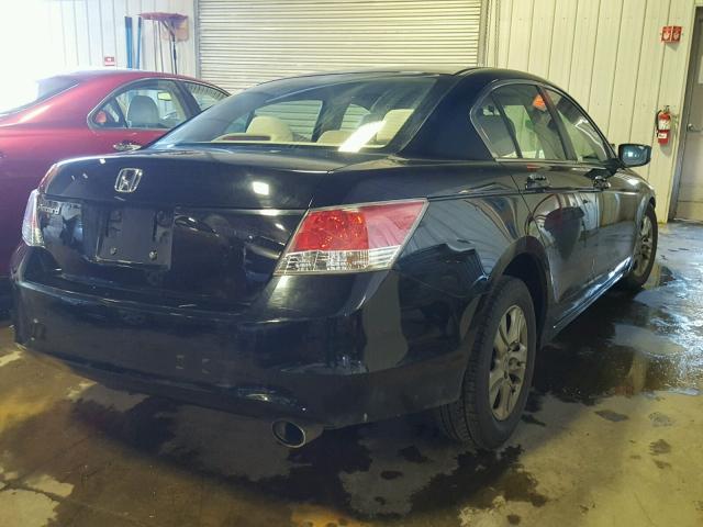 1HGCP26419A082229 - 2009 HONDA ACCORD LXP BLACK photo 4