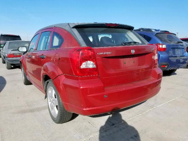 1B3HB48BX8D524482 - 2008 DODGE CALIBER SX RED photo 3