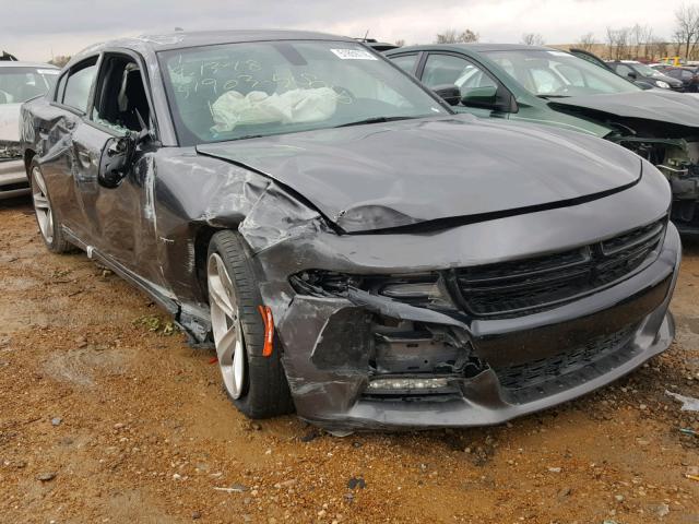 2C3CDXCT2JH146952 - 2018 DODGE CHARGER R/ GRAY photo 1