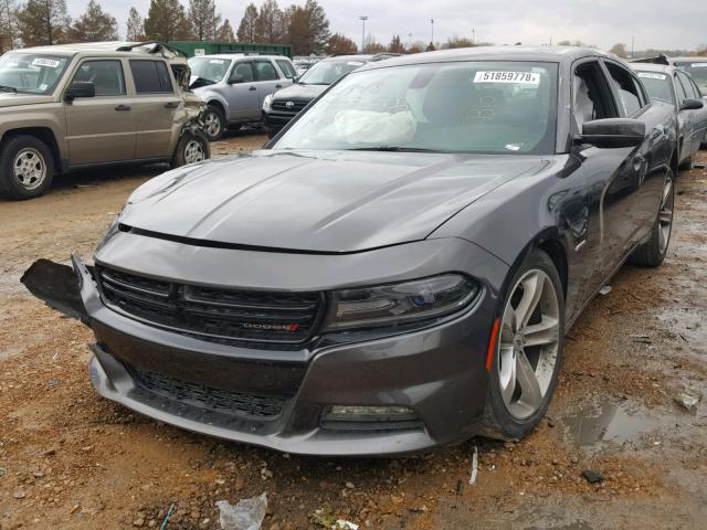 2C3CDXCT2JH146952 - 2018 DODGE CHARGER R/ GRAY photo 2