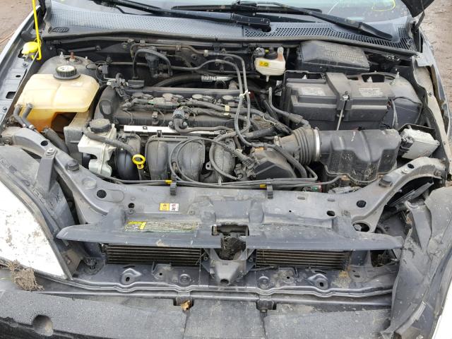 1FAHP34N37W276059 - 2007 FORD FOCUS ZX4 GRAY photo 7