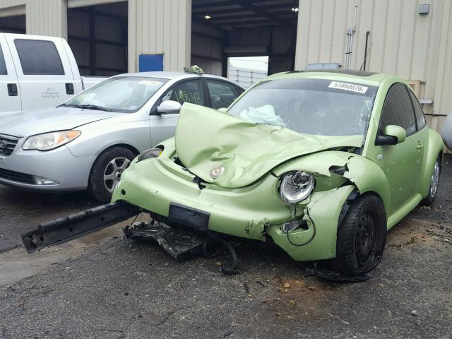 3VWCK21C53M421318 - 2003 VOLKSWAGEN NEW BEETLE Yaşıl foto 2