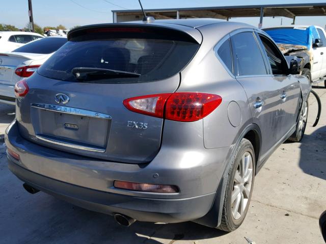 JNKAJ09E28M300268 - 2008 INFINITI EX35 BASE GRAY photo 4