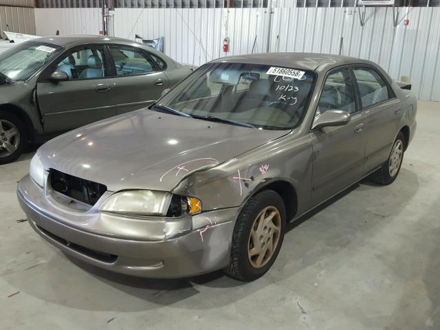 1YVGF22D0X5843034 - 1999 MAZDA 626 ES GRAY photo 2