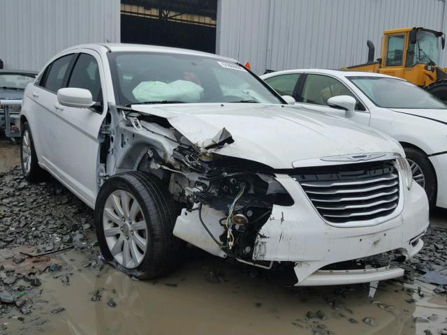 1C3CCBBB3DN763996 - 2013 CHRYSLER 200 TOURIN WHITE photo 1