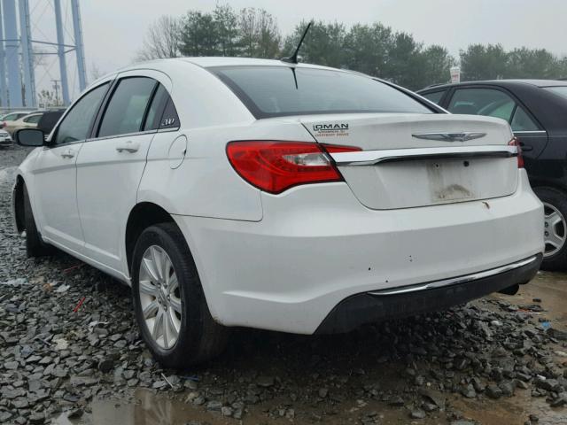 1C3CCBBB3DN763996 - 2013 CHRYSLER 200 TOURIN WHITE photo 3