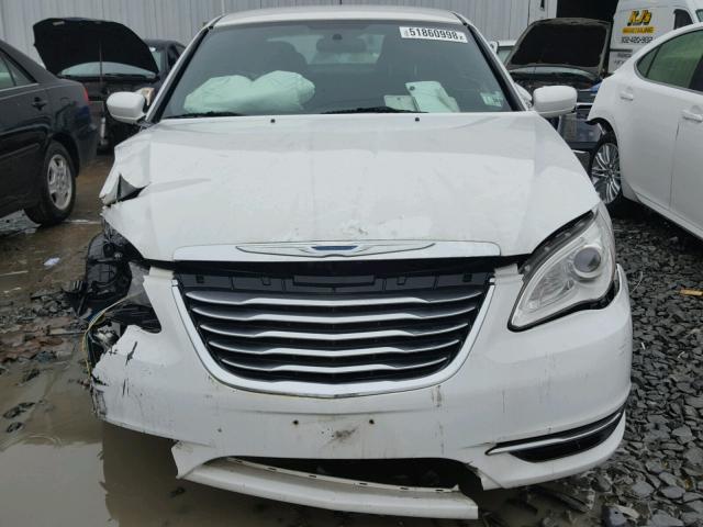 1C3CCBBB3DN763996 - 2013 CHRYSLER 200 TOURIN WHITE photo 9