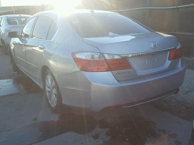 1HGCR2F82EA075345 - 2014 HONDA ACCORD EXL SILVER photo 3