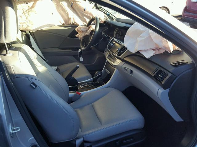 1HGCR2F82EA075345 - 2014 HONDA ACCORD EXL SILVER photo 5