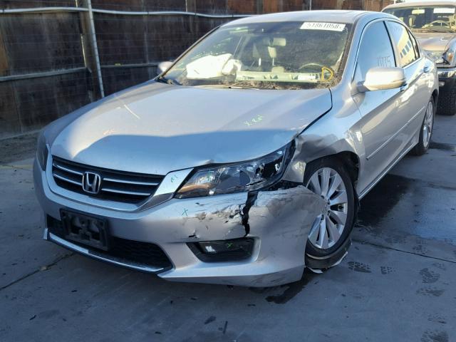 1HGCR2F82EA075345 - 2014 HONDA ACCORD EXL SILVER photo 9