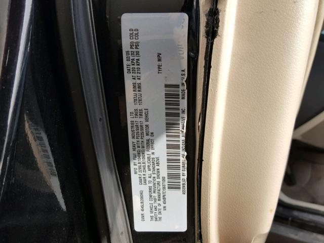 4S4BP67C156371093 - 2005 SUBARU LEGACY OUT BLACK photo 10