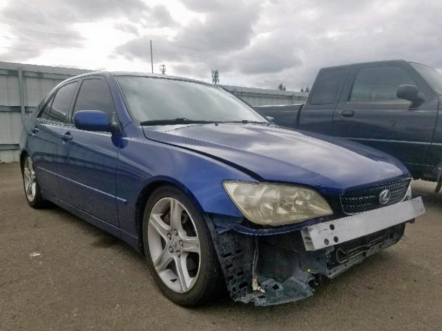 JTHBD182910033555 - 2001 LEXUS IS 300 BLUE photo 1