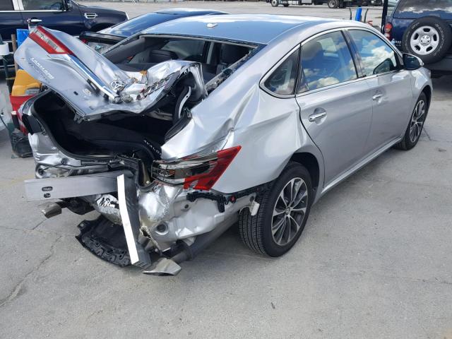 4T1BK1EB4HU251526 - 2017 TOYOTA AVALON XLE SILVER photo 4