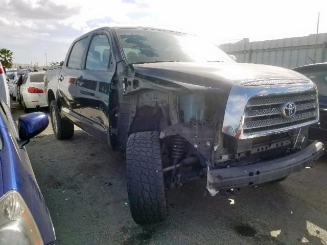 5TBDV58117S473371 - 2007 TOYOTA TUNDRA CRE BLACK photo 1