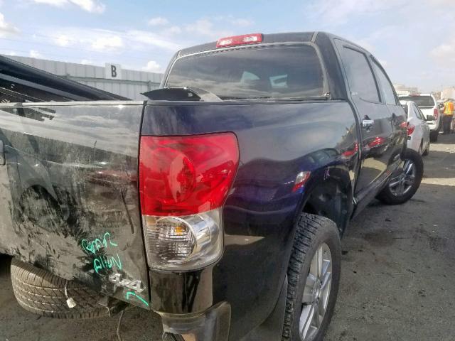 5TBDV58117S473371 - 2007 TOYOTA TUNDRA CRE BLACK photo 4