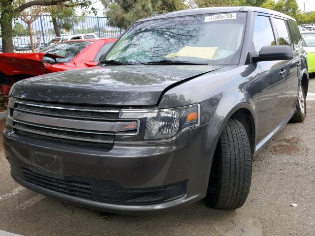 2FMGK5B81GBA14146 - 2016 FORD FLEX SE CHARCOAL photo 2