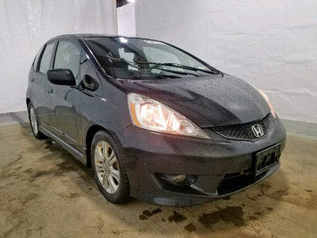 JHMGE8H56BC000633 - 2011 HONDA FIT SPORT BLACK photo 1