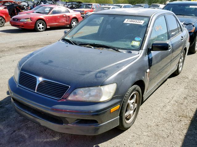 JA3AJ86E02U080249 - 2002 MITSUBISHI LANCER OZ GRAY photo 2