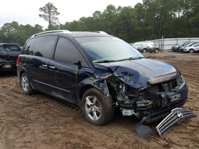 5N1BV28U99N108495 - 2009 NISSAN QUEST S BLUE photo 1