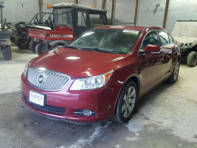 1G4GC5EG4AF204528 - 2010 BUICK LACROSSE C MAROON photo 2