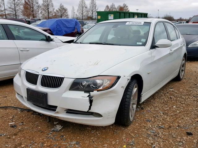 WBAVD33556KV64577 - 2006 BMW 330 XI WHITE photo 2