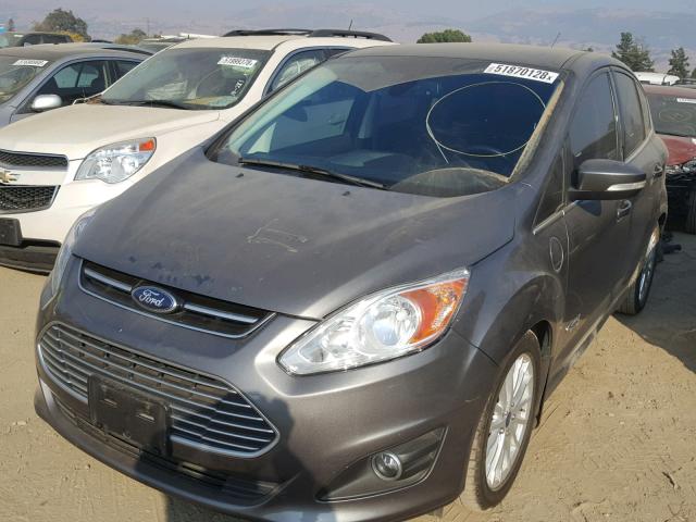 1FADP5CU4EL517077 - 2014 FORD C-MAX PREM GRAY photo 2