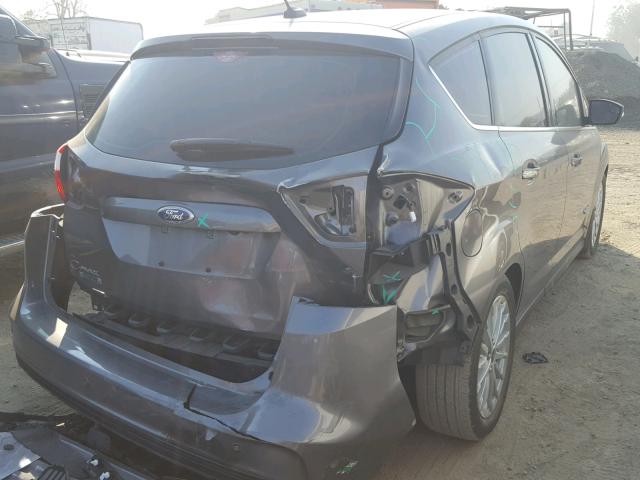 1FADP5CU4EL517077 - 2014 FORD C-MAX PREM GRAY photo 4