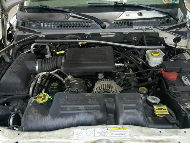 1D4HS48N73F604394 - 2003 DODGE DURANGO SL WHITE photo 7