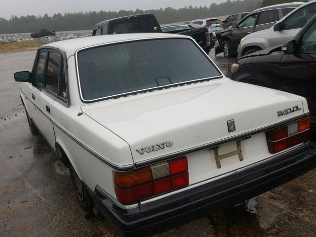 YV1AX8841K1376798 - 1989 VOLVO 244 DL WHITE photo 3