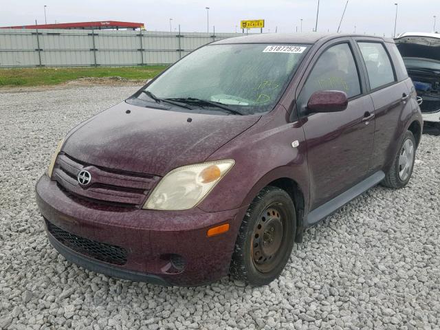 JTKKT604650114574 - 2005 TOYOTA SCION XA PURPLE photo 2