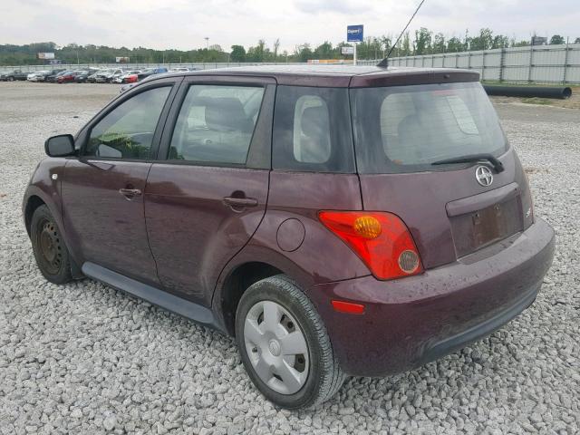 JTKKT604650114574 - 2005 TOYOTA SCION XA PURPLE photo 3