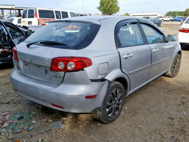 KL5JD66Z78K902801 - 2008 SUZUKI RENO BASE SILVER photo 4