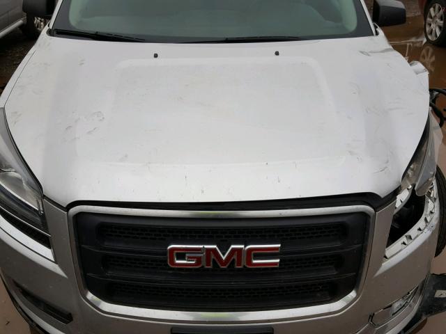 1GKKRNED6FJ148684 - 2015 GMC ACADIA SLE SILVER photo 7