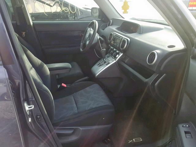 JTLZE4FE8CJ023905 - 2012 TOYOTA SCION XB იასამნისფერი ფოტო 5