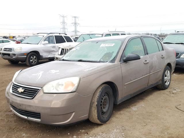 1G1ZS58F57F164139 - 2007 CHEVROLET MALIBU LS BROWN photo 2