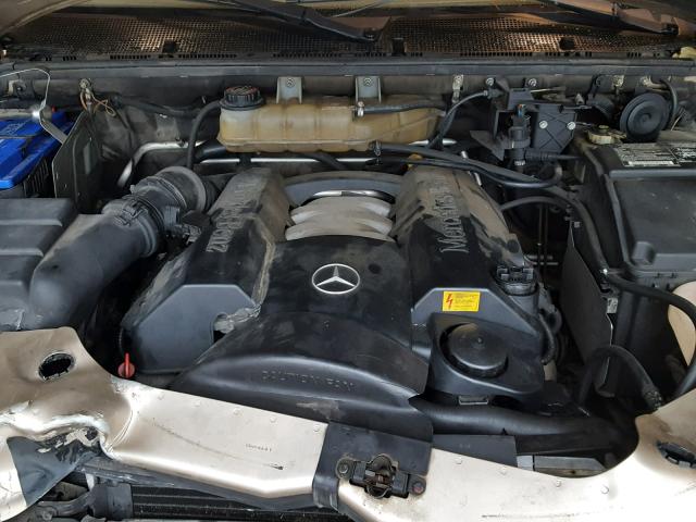 4JGAB54E91A230855 - 2001 MERCEDES-BENZ ML 320 GOLD photo 7