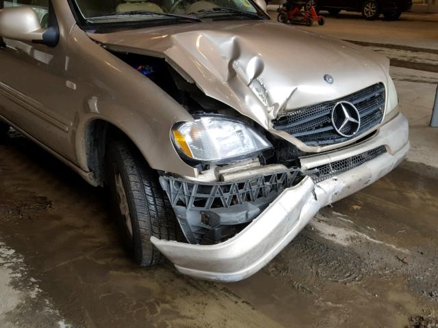 4JGAB54E91A230855 - 2001 MERCEDES-BENZ ML 320 GOLD photo 9