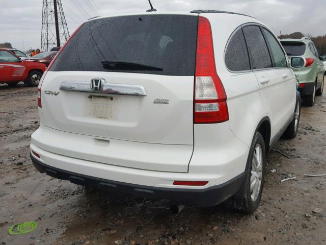 5J6RE3H76AL029461 - 2010 HONDA CR-V EXL WHITE photo 4