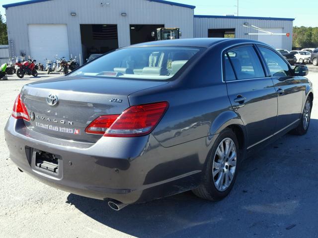 4T1BK36B98U295225 - 2008 TOYOTA AVALON XL GRAY photo 4