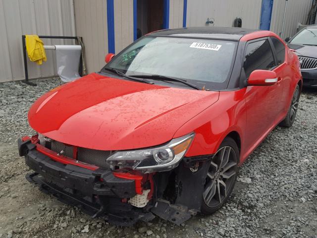 JTKJF5C7XE3069740 - 2014 TOYOTA SCION TC 红色 照片 2