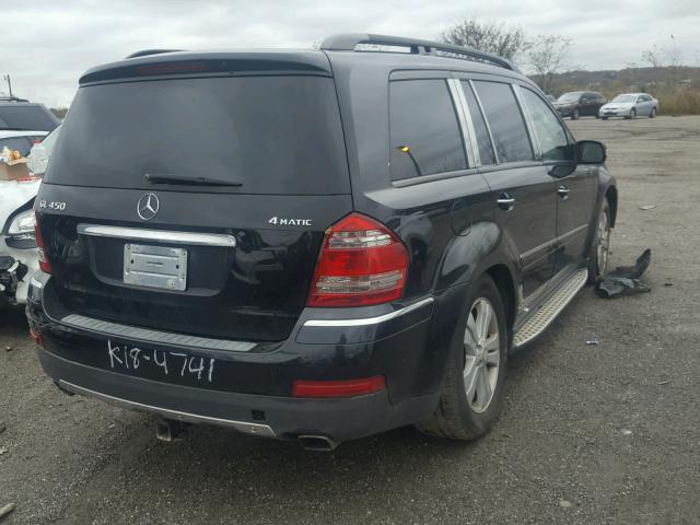 4JGBF71E38A335796 - 2008 MERCEDES-BENZ GL 450 4MA BLACK photo 4