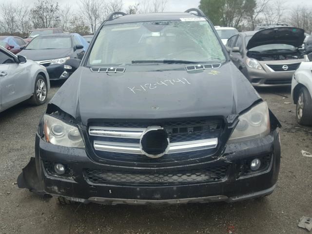 4JGBF71E38A335796 - 2008 MERCEDES-BENZ GL 450 4MA BLACK photo 7